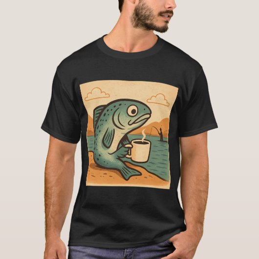 grote golf van bomen t-shirt (Voorkant)