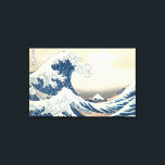 Grote Golf van Kanagawa door Hokusai circa 1831 Canvas Afdruk<br><div class="desc">Grote Golf van Kanagawa door Hokusai circa 1831 ... 35, 59 x 22, 94 x 1, 5 inch ... Pruisblauw. Een van de 36 uitzichten van de berg Fuji in Japan. Het schilderen van omslagen rond canvas zodat is wat werk op de einden hier. Als u het volledige schilderij aan...</div>