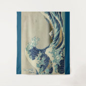 Grote golf van Kanagawa door Hokusai GalleryHD Wandkleed (Voorkant)