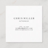 Grote Golf van Kanagawa door Hokusai Surfer Vierkante Visitekaartje (Achterkant)