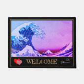 Grote golf van Kanagawa en Japanse kunst / Japan M Deurmat (Voorkant)