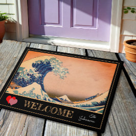 Grote golf van Kanagawa en Japanse kunst / Japan M Deurmat