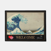 Grote golf van Kanagawa en Japanse kunst / Japan M Deurmat