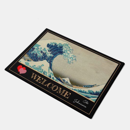 Grote golf van Kanagawa en Japanse kunst / Japan M Deurmat