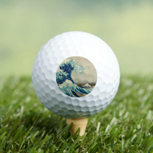 Grote Golf van Kanagawa, Hokusai, Japanse Kunst Golfballen