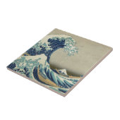 Grote Golf van Kanagawa - Hokusai Tegeltje (Zijkant)