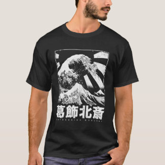 Grote golf van Kanagawa Japans Hokusai Japan Aes T-shirt