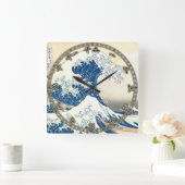 Grote Golf van Kanagawa, Japanse kunst, Hokusai Vierkante Klok (Huis)