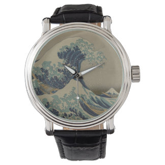 Grote golf van Kanagawa Japanse  kunst Horloge