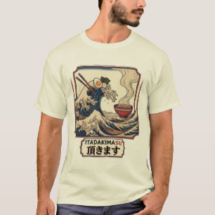 Grote Golf van Ramen Japans Voedsel Kunst T-shirt