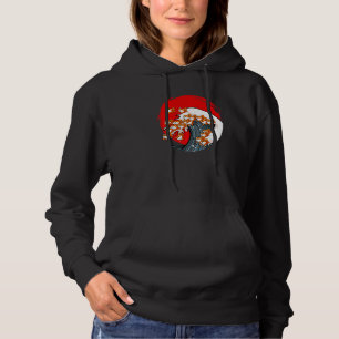 Grote golf van Shiba Inu Dog Japans Akita Kanagaw Hoodie