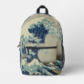 Grote golf voor de kust van Kanagawa door Hokusai Bedrukte Rugzak (Voorkant)