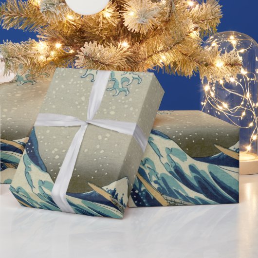 Grote golf voor de kust van Kanagawa door Hokusai Cadeaupapier (Feestdagen)