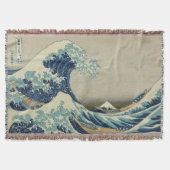 Grote golf voor de kust van Kanagawa door Hokusai Deken (Voorkant)