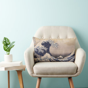 Grote Golf voor de Kust van Kanagawa van Hokusai Kussen