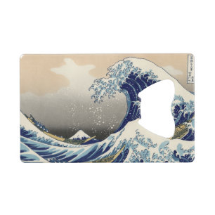 Grote Golf voor Kanagawa & Mount Fuji Japanse Zee Creditkaart Flessenopener
