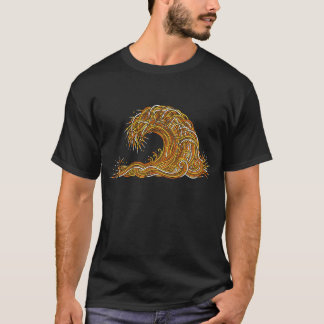 Grote golf voor modulaire synthesizermuzikant t-shirt