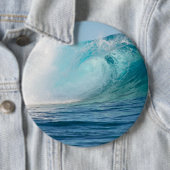 Grote golfbreker van de Stille oceaan Ronde Button 6,0 Cm (In situ)