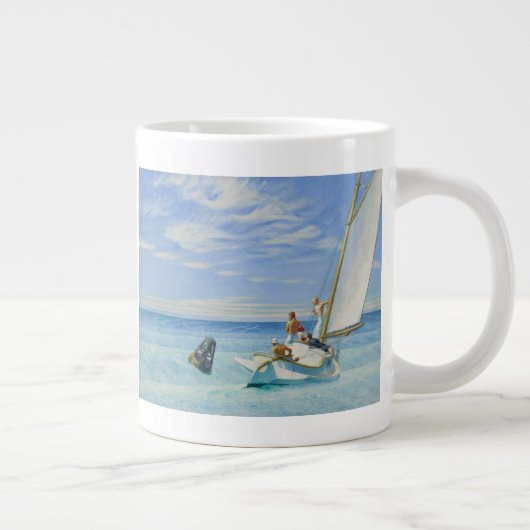 Grote golfslag koffiekop (Rechts)