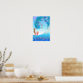 Grote golven en scheepswrakken. poster (Keuken)