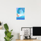 Grote golven en scheepswrakken. poster (Thuiskantoor)