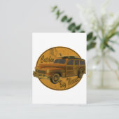 grote golven in het bos briefkaart (Staand voorkant)