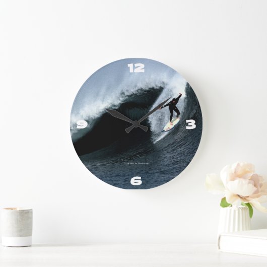 Grote golven surfer grote wandklok (Huis)