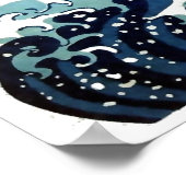 Grote golven van hoge kwaliteit bij Kanagawa (38 x Poster (Hoek)