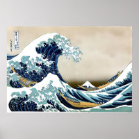 Grote golven van hoge kwaliteit bij Kanagawa (38 x