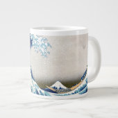 Grote golven van Kanagawa Hokusai Fine Art Grote Koffiekop (Voorkant rechts)