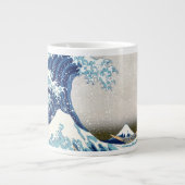 Grote golven van Kanagawa Hokusai Fine Art Grote Koffiekop (Voorkant)