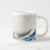 Grote golven van Kanagawa Hokusai Fine Art Grote Koffiekop (Rechts)