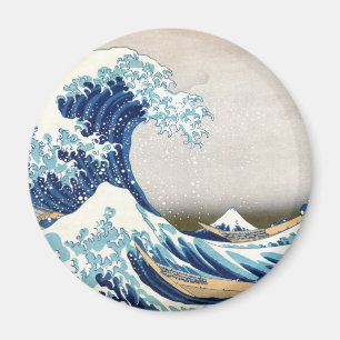 Grote golven van Kanagawa Hokusai Fine Art Magneet