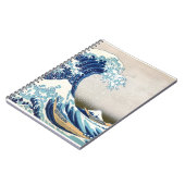 Grote golven van Kanagawa Hokusai Fine Art Notitieboek (Linkerzijde)
