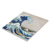 Grote golven van Kanagawa Hokusai Fine Art Tegeltje (Zijkant)
