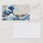 Grote golven van Kanagawa Hokusai Fine Art Visitekaartje (Voorkant / Achterkant)