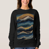 Grote golven van kanagawa  schilderen, golf trui (Voorkant)
