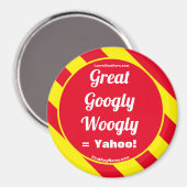 Grote Googly Woogly = Yahoo! Magneet (Voorkant / Achterkant)