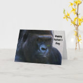 GROTE GORILLA VADERDAG KAART (Gele Bloem)