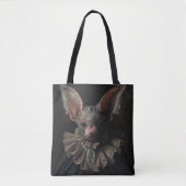 Grote gotische vleermuis tote bag (Voorkant)