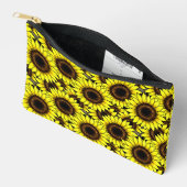 Grote gouden zonnebloemen etui (Open)