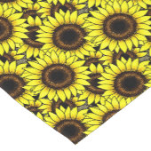 Grote gouden zonnebloemen korte tafelloper (Hoek)