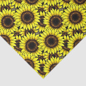 Grote gouden zonnebloemen tissuepapier (Detail)