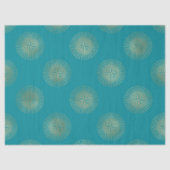 Grote goudkompassen voor Blauwgroen ontkoppeling Tissuepapier (Voorkant)