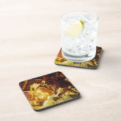 Grote goudvoorraad Kyoto Japan Abstract Drankjes Onderzetter (Rechterzijde)