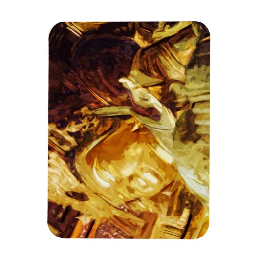 Grote goudvoorraad Kyoto Japan Abstract Magneet (Verticaal)