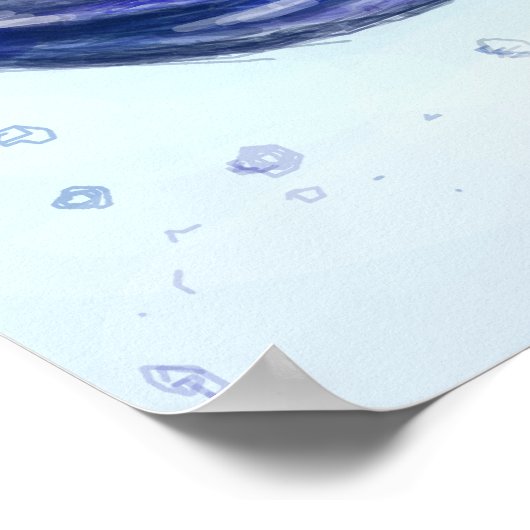 Grote graffiti-Poster Poster (Hoek)