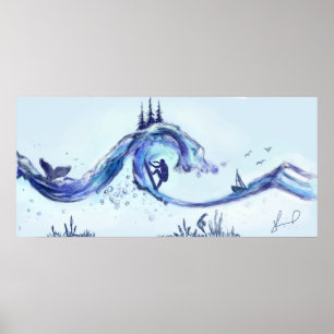 Grote graffiti-Poster Poster