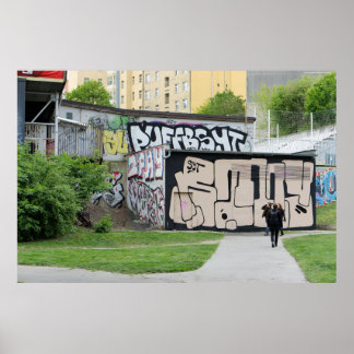 Grote graffitis poster