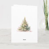 Grote Grand 1e Kerst Notenkraker Wenskaart Kaart (Achterkant)